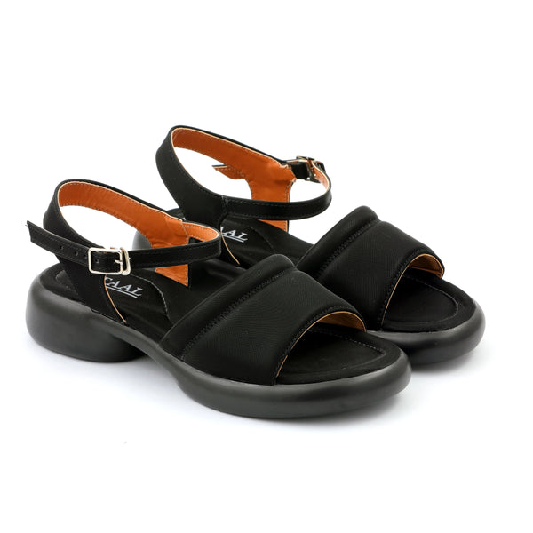 Cushia Black Women sandal