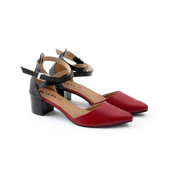 TAAL Elblag Heeled Sandals Maroon