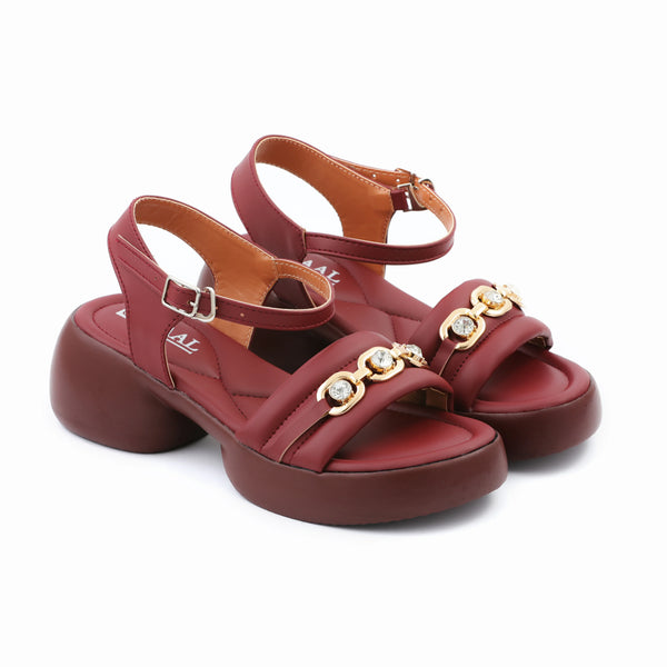 Envy Maroon Women sandal