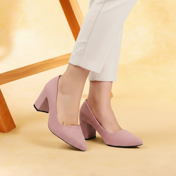 Glimmer Pink women court shoes