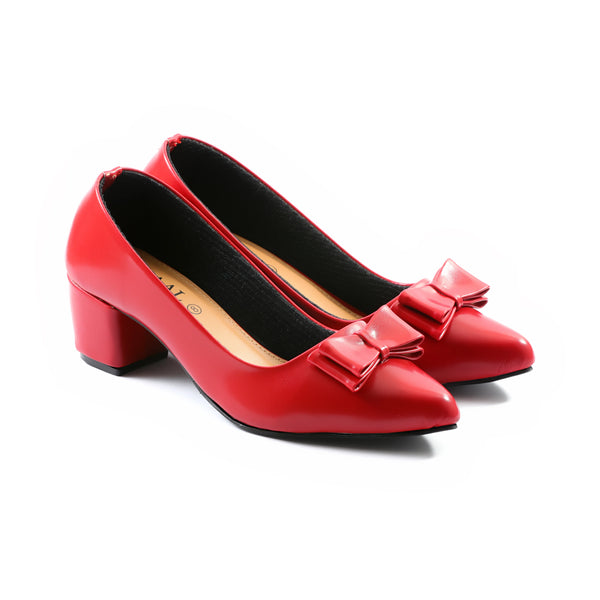 Elden Red women Court shoes