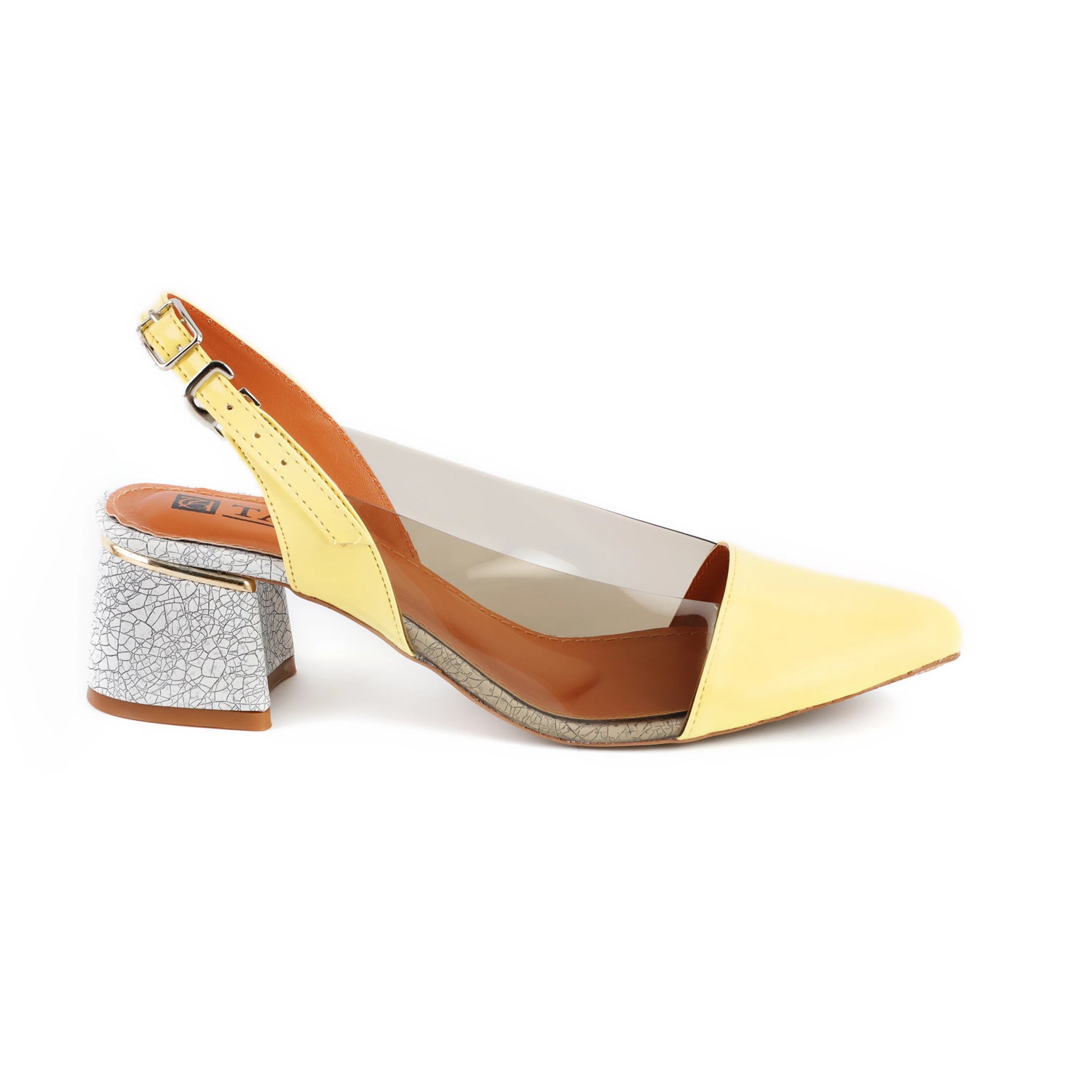 Gold slingback clearance