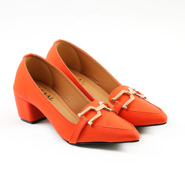 Nova Orange women court shoes