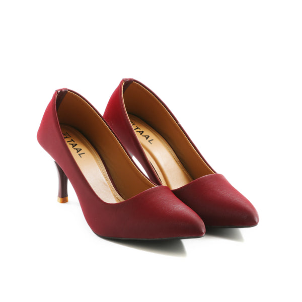 Torres Maroon women stiletto heels