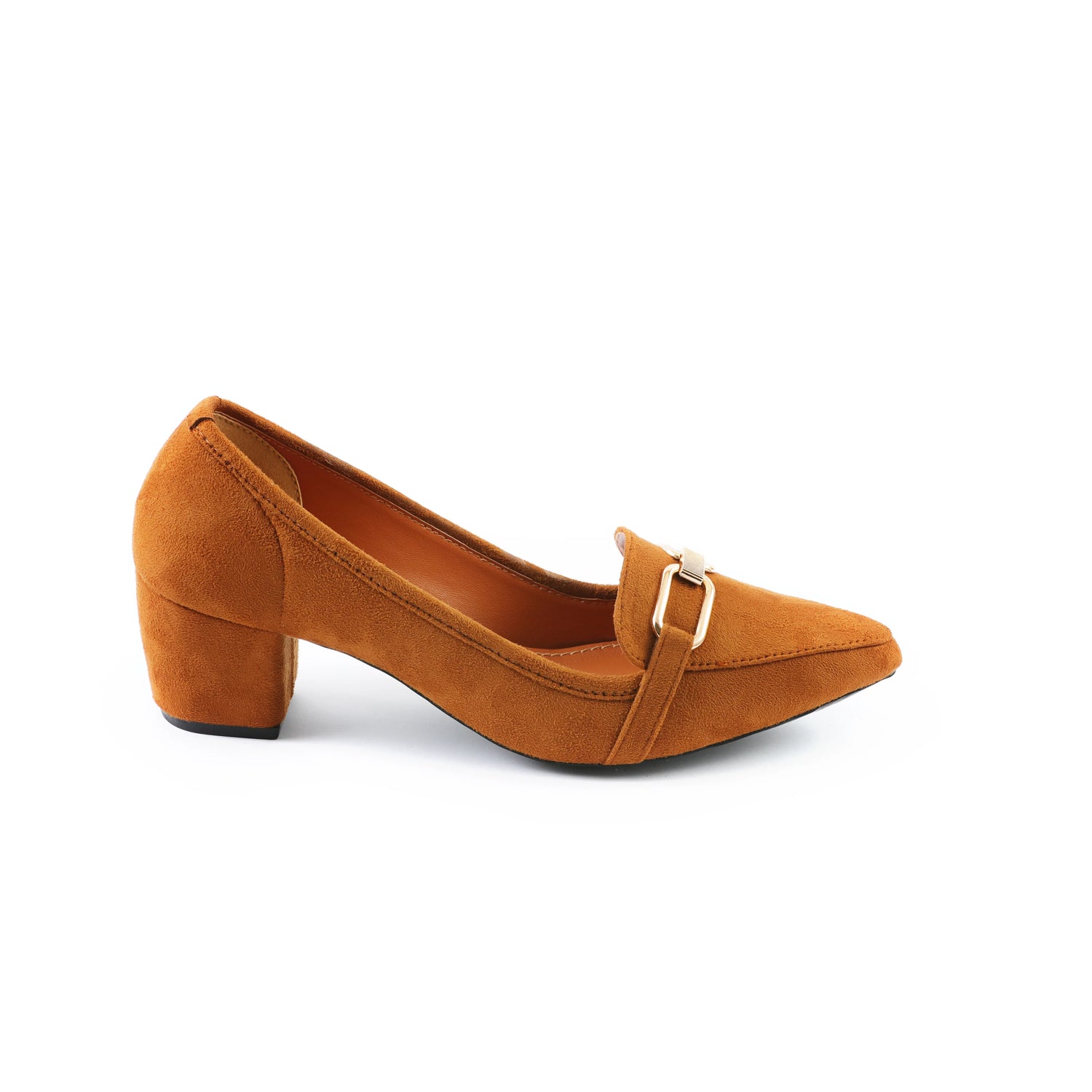 Velour-II Brown women court shoes – TAAL STORE
